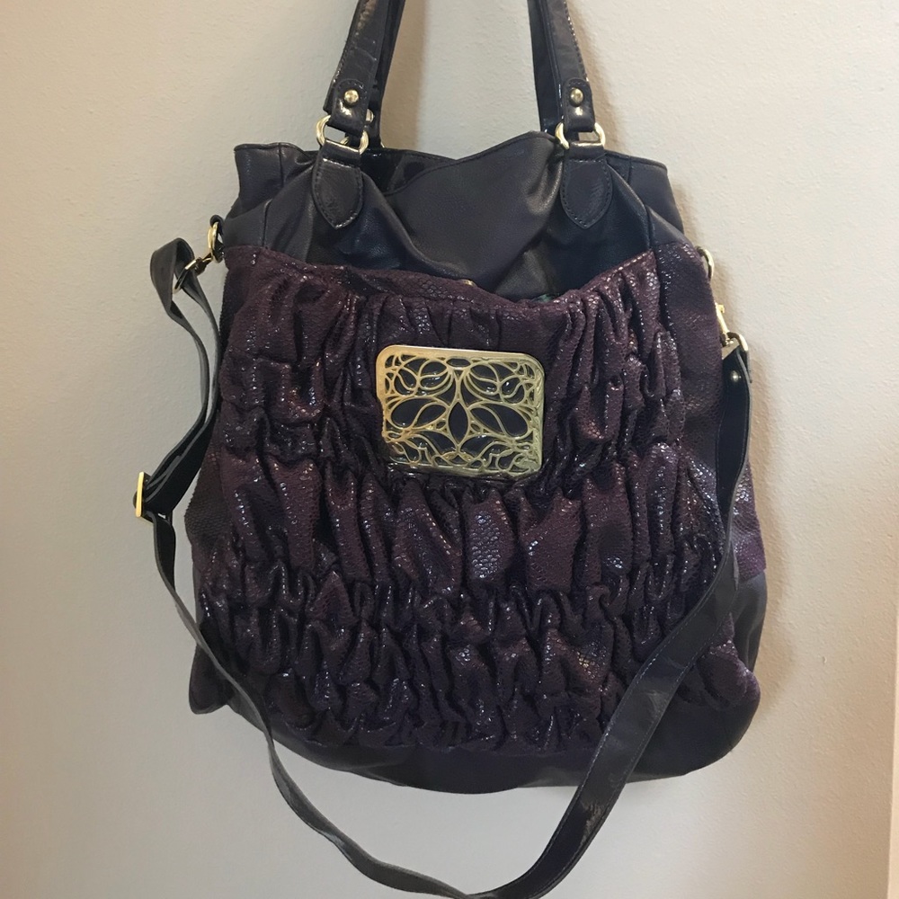 Rampage Satchel Bag in Plum